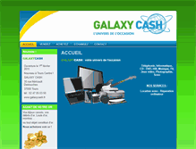 Tablet Screenshot of galaxycash.fr